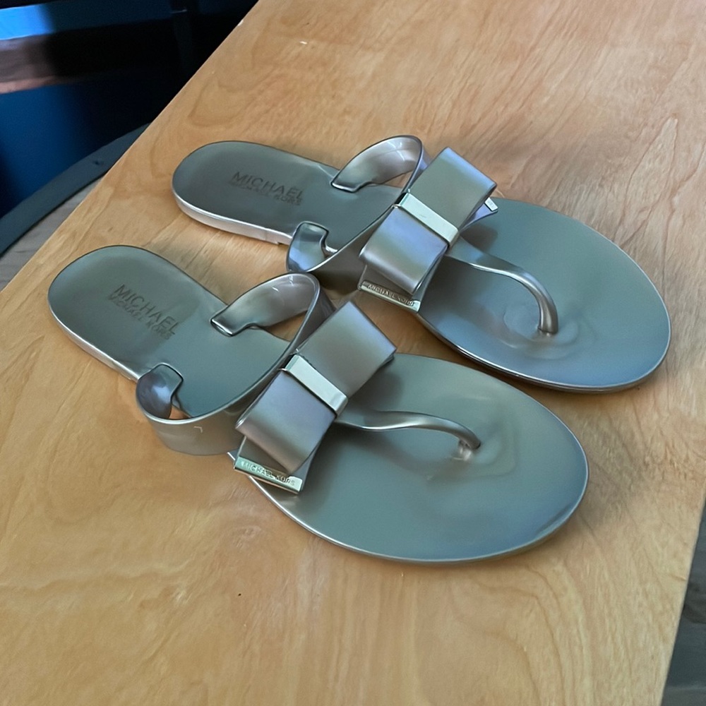 Michael by Michael kors gold sandals